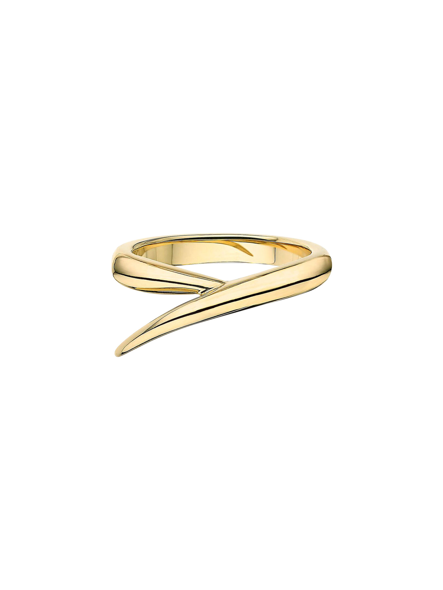 Interlocking single ring - 18ct yellow gold